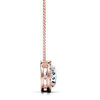 Angeli Halo Claw Set Necklace