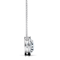 Angeli Halo Claw Set Necklace