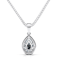 Angeli Halo Claw Set Pendant