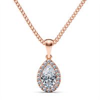 Angeli Halo Claw Set Pendant