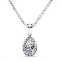 Angeli Halo Claw Set Pendant