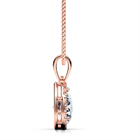 Angeli Halo Claw Set Pendant