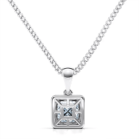 Angeli Halo Claw Set Pendant
