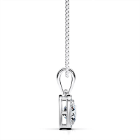 Angeli Halo Claw Set Pendant
