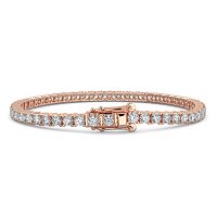 Tennis Bracelet with Round Natural Diamonds 6cts Total Weight