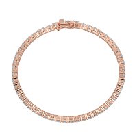 Tennis Bracelet with Round Natural Diamonds 6cts Total Weight