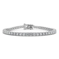 Tennis Bracelet with Round Lab Grown Diamonds 6cts Total Weight