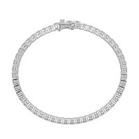 Tennis Bracelet with Round Natural Diamonds 6cts Total Weight