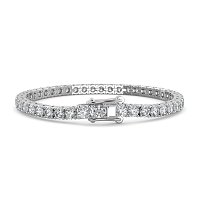 Tennis Bracelet with Round Lab Grown Diamonds 9cts Total Weight