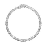 Tennis Bracelet with Round Natural Diamonds 9cts Total Weight