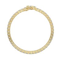 Tennis Bracelet with Round Natural Diamonds 9cts Total Weight