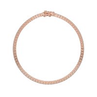 Tennis Bracelet with Round Natural Diamonds 2cts Total Weight