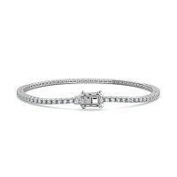 Tennis Bracelet with Round Natural Diamonds 2cts Total Weight