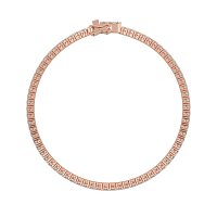 Tennis Bracelet with Round Lab Grown Diamonds 3cts Total Weight