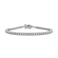 Tennis Bracelet with Round Lab Grown Diamonds 3cts Total Weight