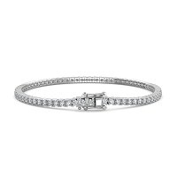 Tennis Bracelet with Round Lab Grown Diamonds 3cts Total Weight