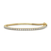 Tennis Bracelet with Round Natural Diamonds 3cts Total Weight