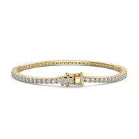 Tennis Bracelet with Round Lab Grown Diamonds 3cts Total Weight