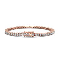 Tennis Bracelet with Round Lab Grown Diamonds 4cts Total Weight