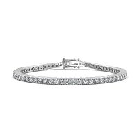 Tennis Bracelet with Round Lab Grown Diamonds 4cts Total Weight