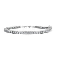 Tennis Bracelet with Round Lab Grown Diamonds 4cts Total Weight