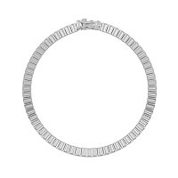 Tennis Bracelet with Round Natural Diamonds 4cts Total Weight