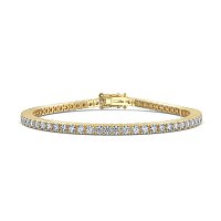 Tennis Bracelet with Round Lab Grown Diamonds 4cts Total Weight