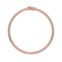 Tennis Bracelet with Round Natural Diamonds 5cts Total Weight