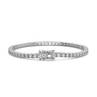 Tennis Bracelet with Round Natural Diamonds 5cts Total Weight