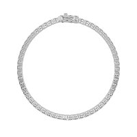 Tennis Bracelet with Round Natural Diamonds 5cts Total Weight