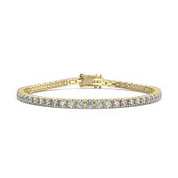 Tennis Bracelet with Round Natural Diamonds 5cts Total Weight