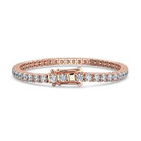 Tennis Bracelet with Round Lab Grown Diamonds 7cts Total Weight