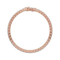 Tennis Bracelet with Round Natural Diamonds 7cts Total Weight