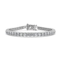 Tennis Bracelet with Round Lab Grown Diamonds 7cts Total Weight