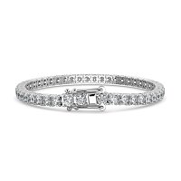 Tennis Bracelet with Round Lab Grown Diamonds 7cts Total Weight