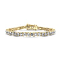 Tennis Bracelet with Round Lab Grown Diamonds 7cts Total Weight