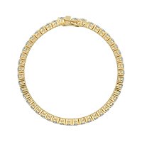 Tennis Bracelet with Round Lab Grown Diamonds 7cts Total Weight