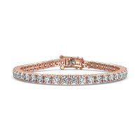 Tennis Bracelet with Round Natural Diamonds 8cts Total Weight