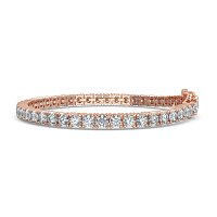 Tennis Bracelet with Round Natural Diamonds 8cts Total Weight