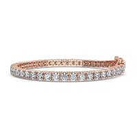 Tennis Bracelet with Round Lab Grown Diamonds 8cts Total Weight