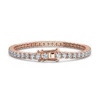 Tennis Bracelet with Round Natural Diamonds 8cts Total Weight