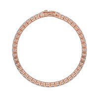 Tennis Bracelet with Round Lab Grown Diamonds 8cts Total Weight