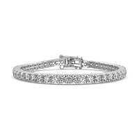 Tennis Bracelet with Round Natural Diamonds 8cts Total Weight