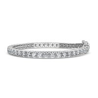 Tennis Bracelet with Round Natural Diamonds 8cts Total Weight