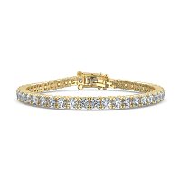 Tennis Bracelet with Round Natural Diamonds 8cts Total Weight