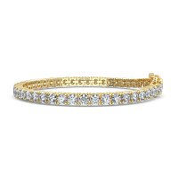 Tennis Bracelet with Round Natural Diamonds 8cts Total Weight