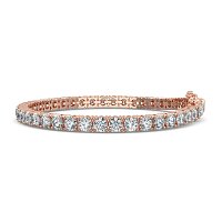 Tennis Bracelet with Round Lab Grown Diamonds 10cts Total Weight