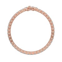 Tennis Bracelet with Round Natural Diamonds 10cts Total Weight