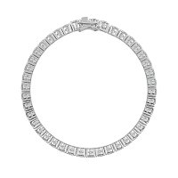 Tennis Bracelet with Round Natural Diamonds 10cts Total Weight
