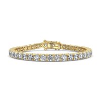 Tennis Bracelet with Round Lab Grown Diamonds 10cts Total Weight